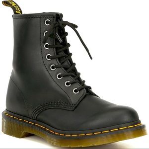 Black Doc Marten combat boots